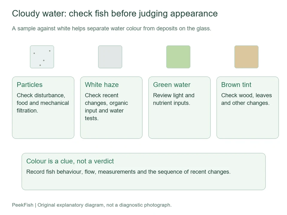 Cloudy-water appearances and the corresponding checks