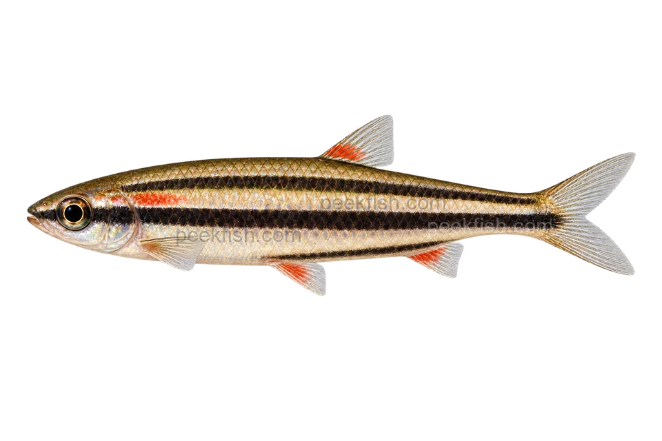 Dwarf pencilfish — AI-generated side-view illustration