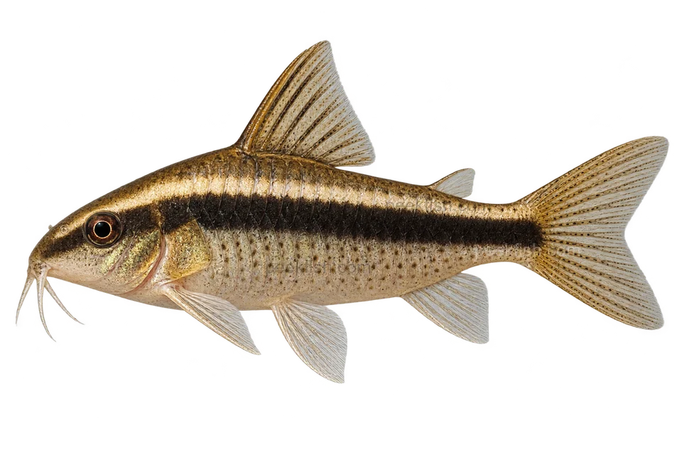 AI illustration of Gastrodermus gracilis, complete left-facing side view