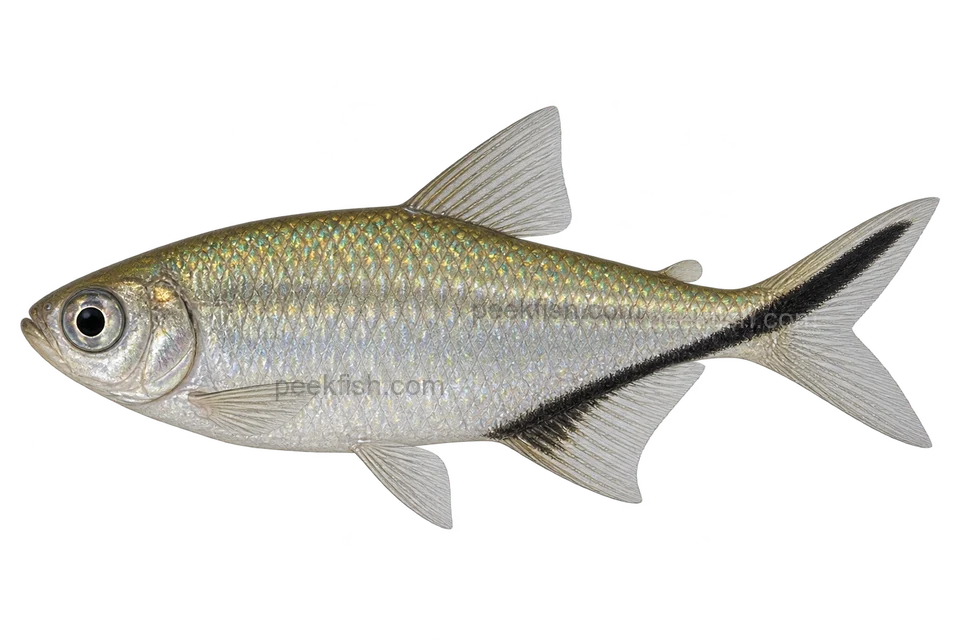 Costae tetra — AI-generated side-view illustration