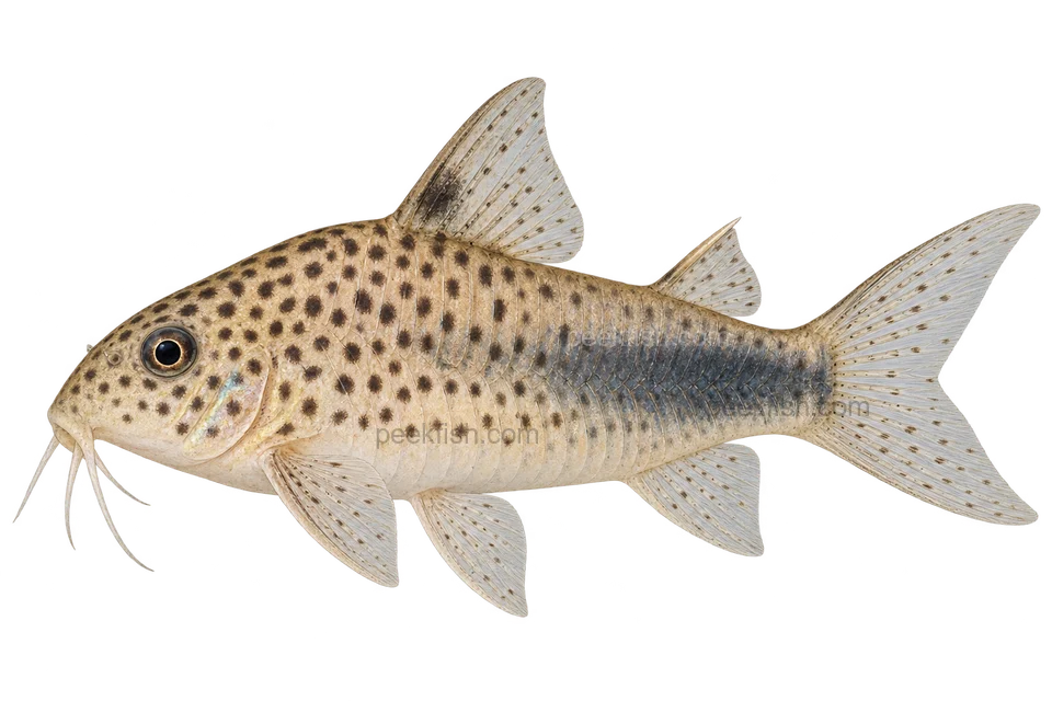 Smudge-spot Cory — AI-generated left-facing illustration