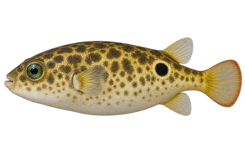 Leiodon cutcutia（Leiodon cutcutia）自然成体左向侧面AI示意图