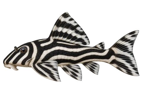 熊猫异型(斑马异型,L046) (Hypancistrus zebra) AI示意图