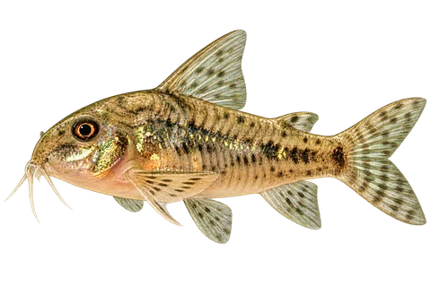 Hoplisoma longipinne left-facing AI illustration