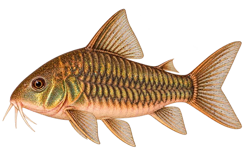 Pantanal Cory — AI educational side-view illustration