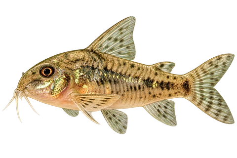 Hoplisoma longipinne 朝左透明侧面AI示意图