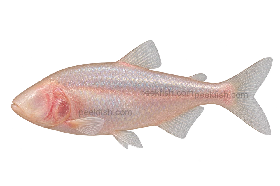 Mexican tetra cave morph — AI illustration with no external eyes