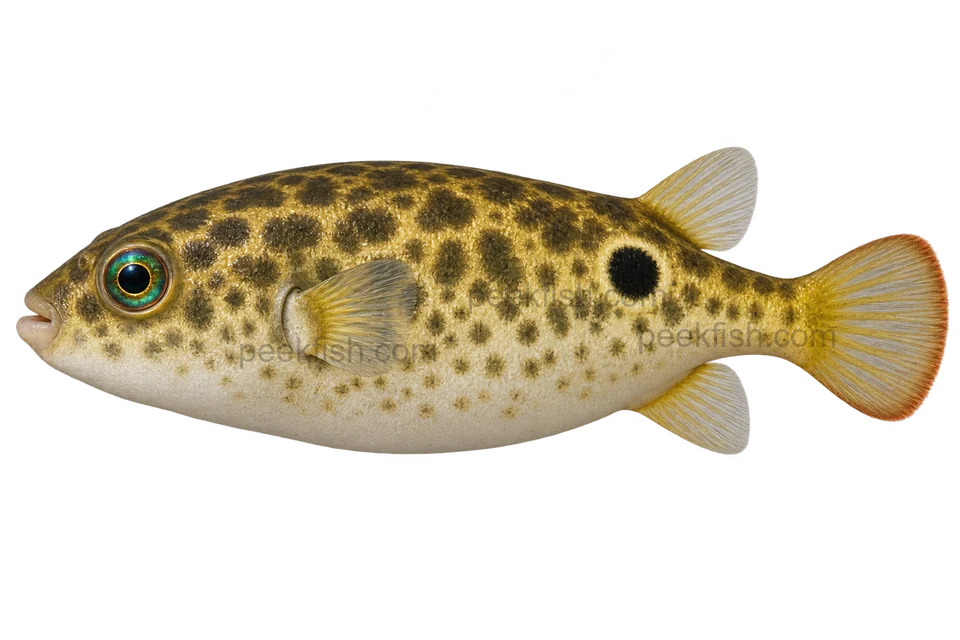 Leiodon cutcutia（Leiodon cutcutia）自然成体左向侧面AI示意图